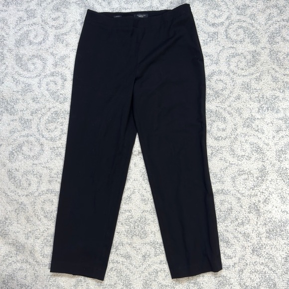 Talbots Pants - Talbots Classic Slim Straight Pants Women's Size 14 Black Modern Career